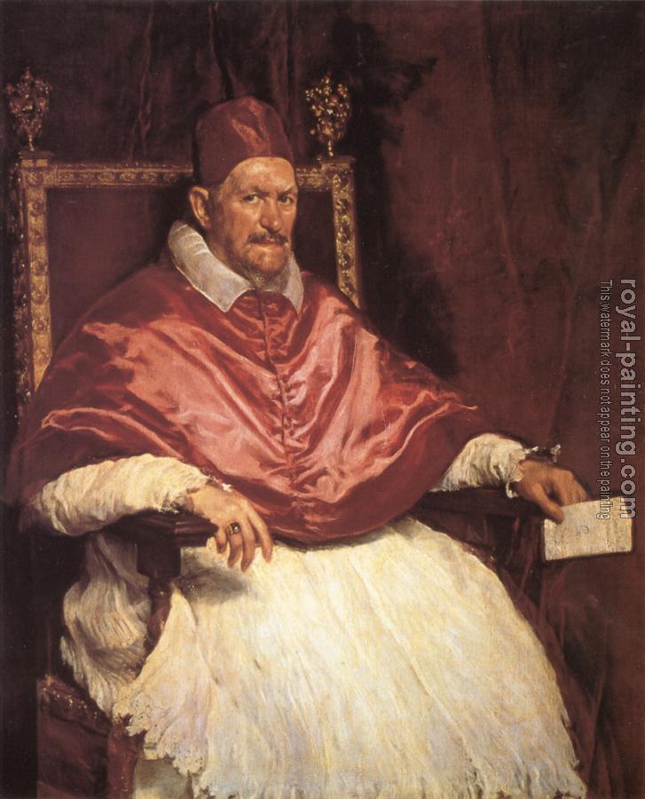 Diego Rodriguez De Silva Velazquez : Portrait of Pope Innocent X